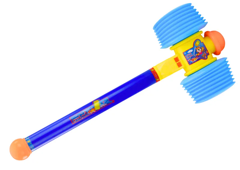 Duży Młotek Zabawkowy Miękki 60cm - Niebieski