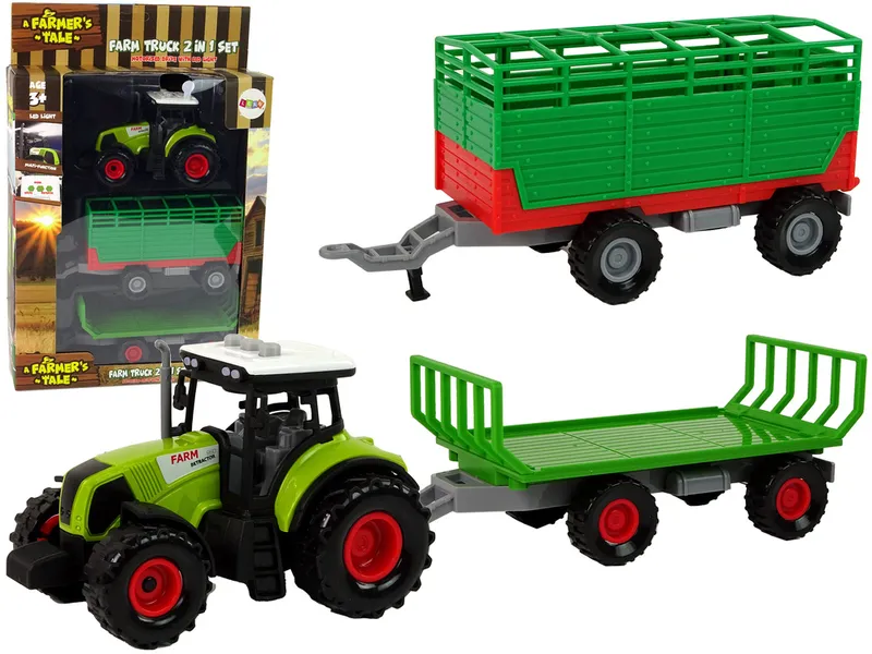 Traktor Z Przyczepką Autko Farma