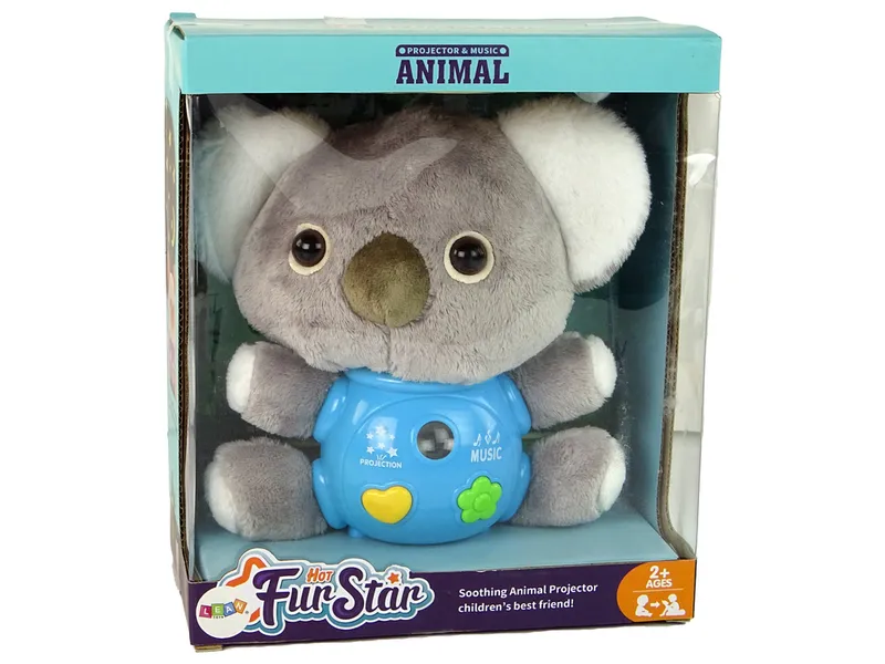 Koala Projektor Dźwięki Zabawka Interaktywna - Szara