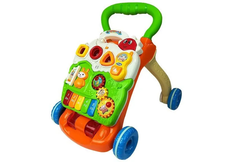 Pchacz Edukacyjny Dla Niemowlęcia Z Pianinkiem