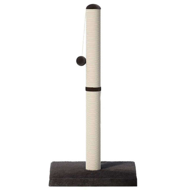 Drapak Dla Kota Słupek Do Drapania Wieża Ciemnoszary 80 cm X 40 cm