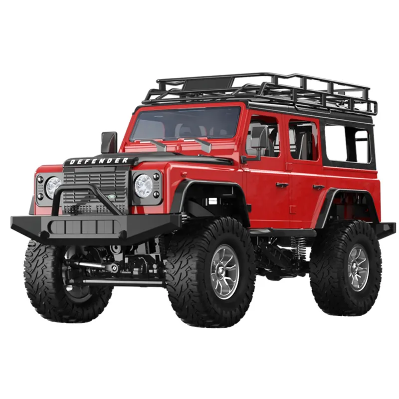 Auto Terenowe Zdalnie Sterowane RC Land Rover Defender 90 1:14 - Czerwony