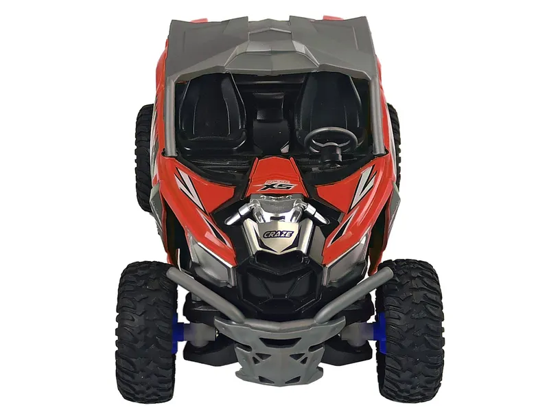 Terenowe Auto Cross Country Zdalnie Sterowane Pilot 27 MHz - Czerwone
