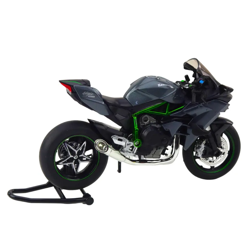 Motocykl Sportowy Metalowy Światła Dźwięki 1:12 - Szary