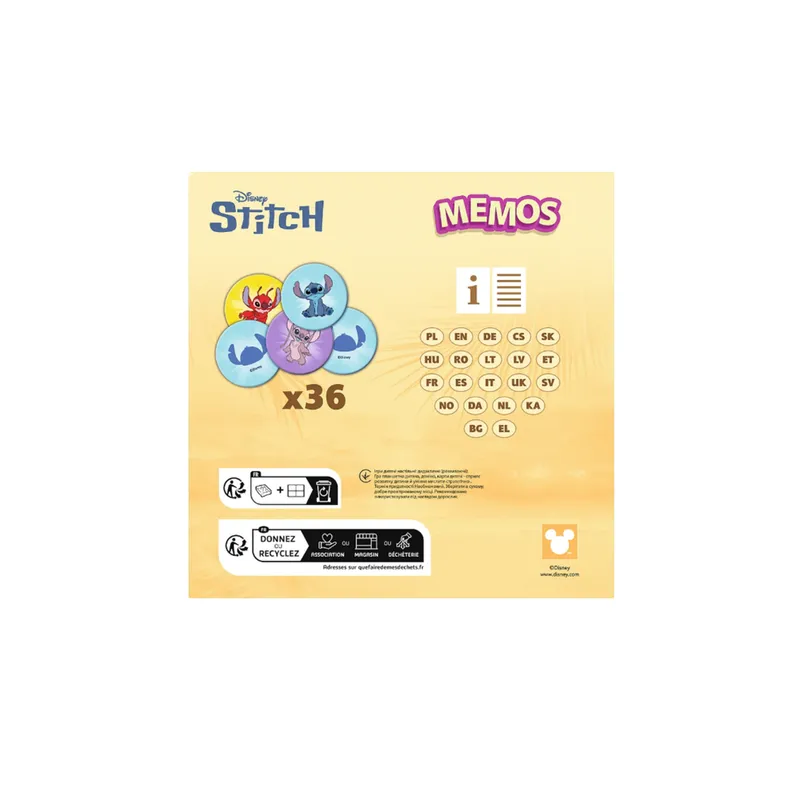 Gra Dla Dzieci Memos Lilo I Stitch TREFL 02899