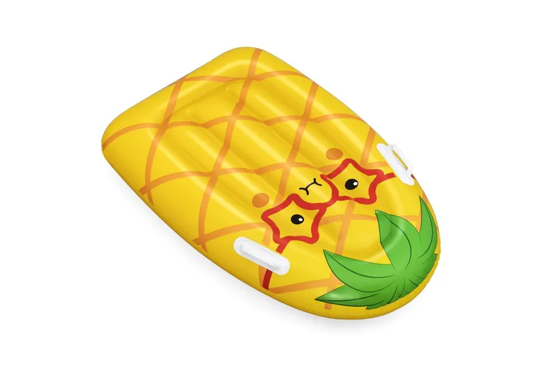 Dmuchana Deska Do Pływania Z Uchwytami Ananas 84 x 56 cm BESTWAY 42049 - Żółta