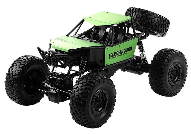 Auto Zdalnie Sterowane Monster Truck Na Resorach - Zielony