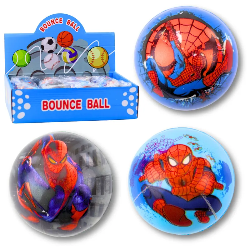 Piłka Piłeczka Piankowa Do Odbijania Zabawy Superbohater Spider 6,5 cm