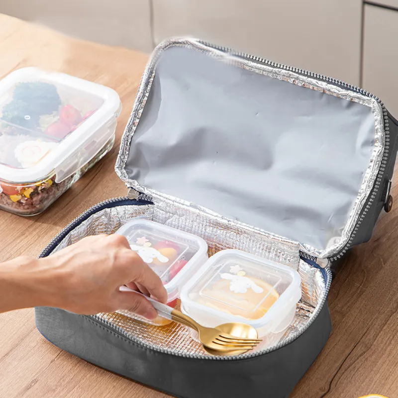 Torba Termiczna Izolacyjna Śniadaniowa Pas Z Regulacją 27cm - Szara