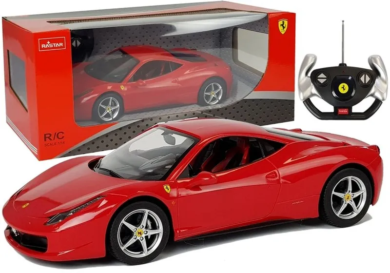 Auto R/C FERRARI Italia Rastar 1:14 Na Pilota - Czerwone