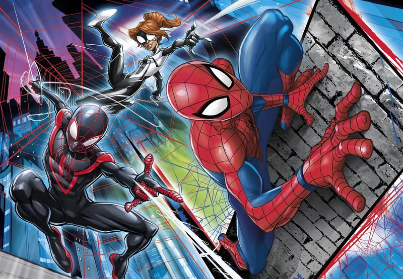 Puzzle 180 Super Color MARVEL SPIDER-MAN CLEMENTONI 29293