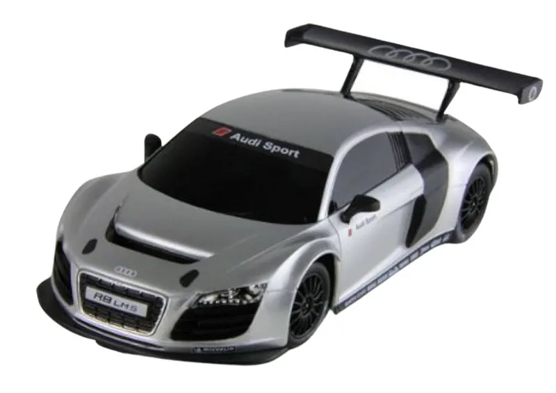 Auto R/C Zdalnie Sterowane Sportowe AUDI R8 LMS 1:24 - Srebrne