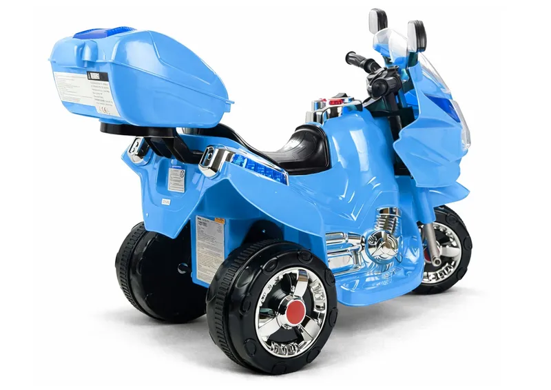 Motor Na Akumulator HC8051 Dla Dzieci Światła LED Dźwięki - Niebieski