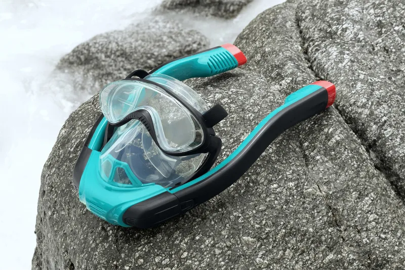 Maska Do Nurkowania Pełnotwarzowa Maska Do Snorkelingu L/XL BESTWAY 24058