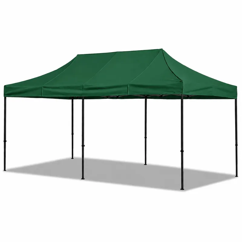 Namiot Ekspresowy Ogrodowy Cateringowy Pawilon Handlowy 3x6 m - Zielony