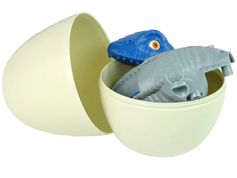 Zestaw Dinozaur Mosasaur Z Jajkiem DIY Śrubokręt - Niebieski