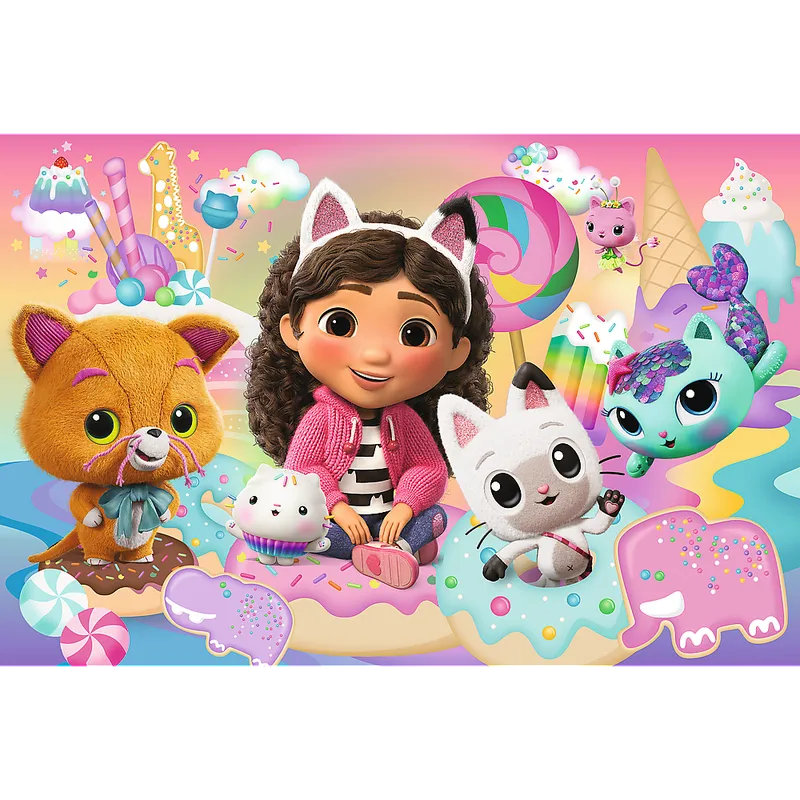 Puzzle - 24 Maxi - Koci Świat Gabby - Koci Domek Gabi - TREFL 14381
