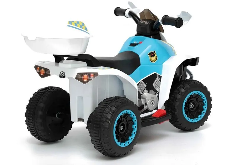 Quad Na Akumulator GTS1188-A Światła LED Muzyka Schowek Policyjny - Biały
