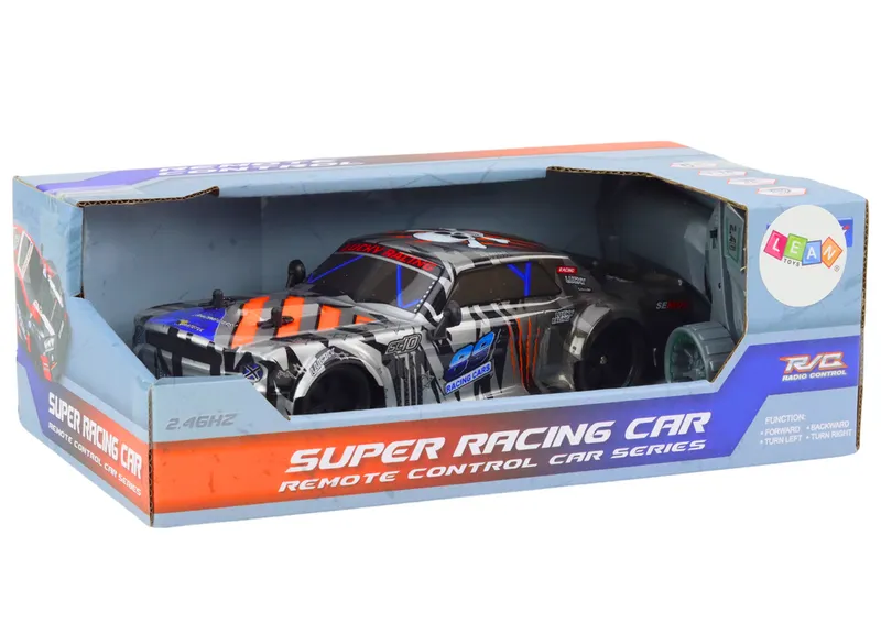 Zdalnie Sterowane Sportowe Auto RC 1:18 - Szare