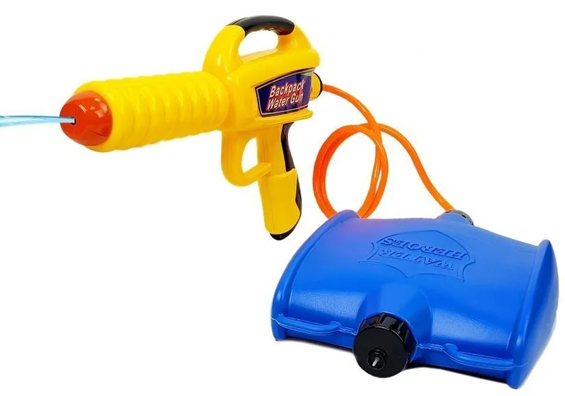 Pistolet Na Wodę Ze Zbiornikiem 1080 ml Żółto - Niebieski