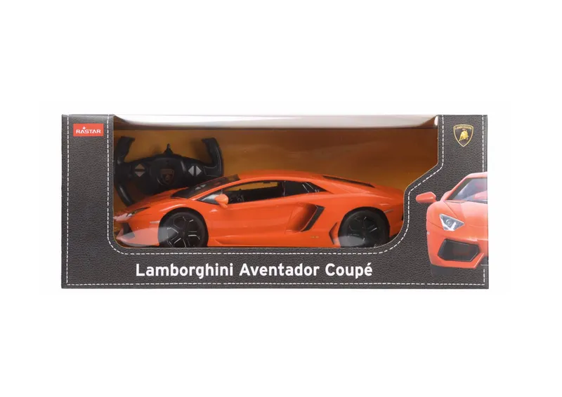 Auto RC 1:14 Rastar LAMBORGHINI Aventador LP700 - Pomarańczowe