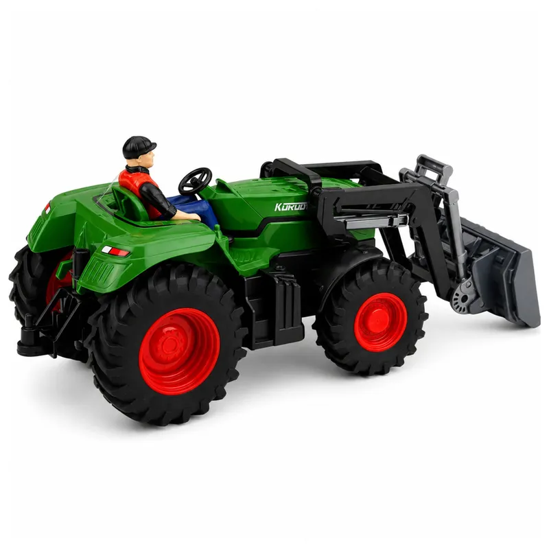 Traktor Rolniczy Ze Spychaczem I Rolnikiem Zdalnie Sterowany RC 1:24