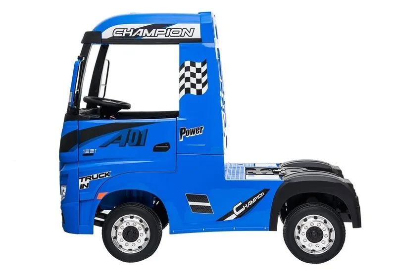 Auto MERCEDES Actros Lakierowany Ciężarówka Pilot LED MP4 - Niebieski
