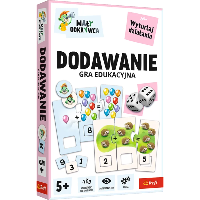 Gra Dla Dzieci Dodawanie Mały Odkrywca TREFL 02805