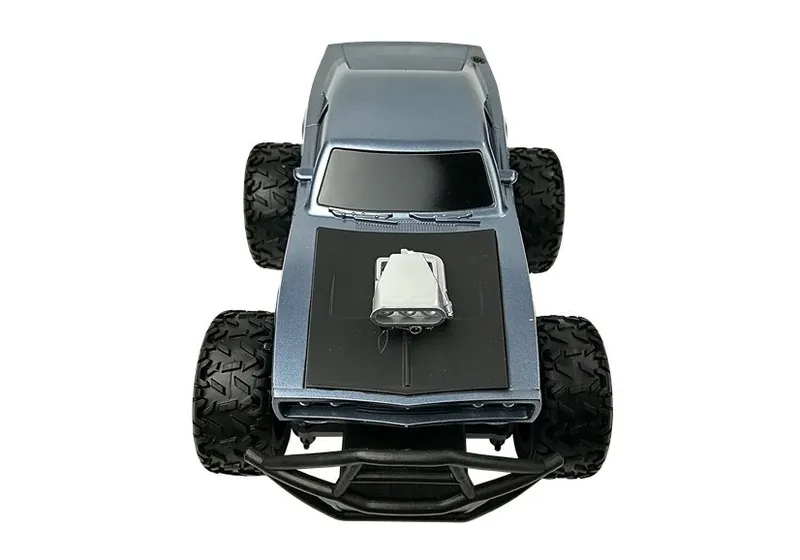 Auto Zdalnie Sterowane R/C 6.5 km/h Wysokie Koła - Granatowe