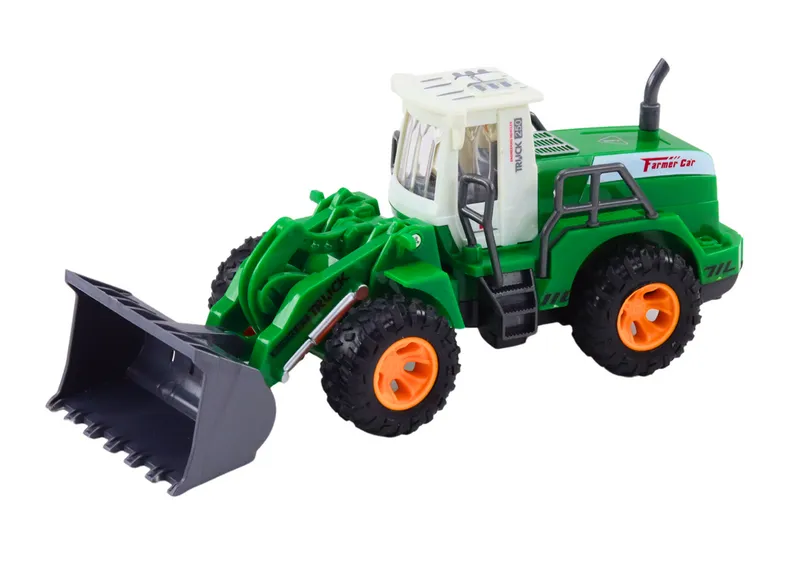 Koparka Ładowarka R/C Zdalnie Sterowana Unoszone Ramie - Zielona
