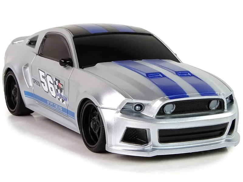 Sportowe Szybkie Auto Zdalnie Sterowane R/C 1:24 Speed King - Srebrne