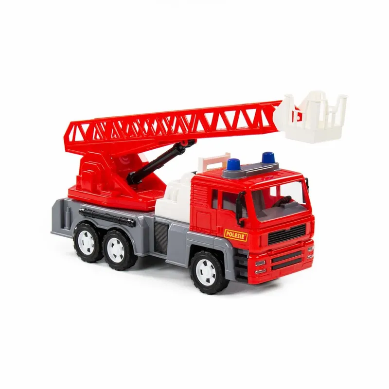 Samochód Auto Strażacki "Ałmaz" Wysuwana Drabina 70 cm 88956 - Czerwony