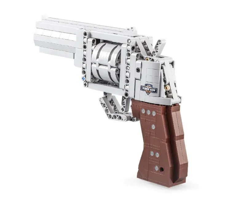 Rewolwer Pistolet Z Klocków 475 Elementów CADA 5 Pocisków
