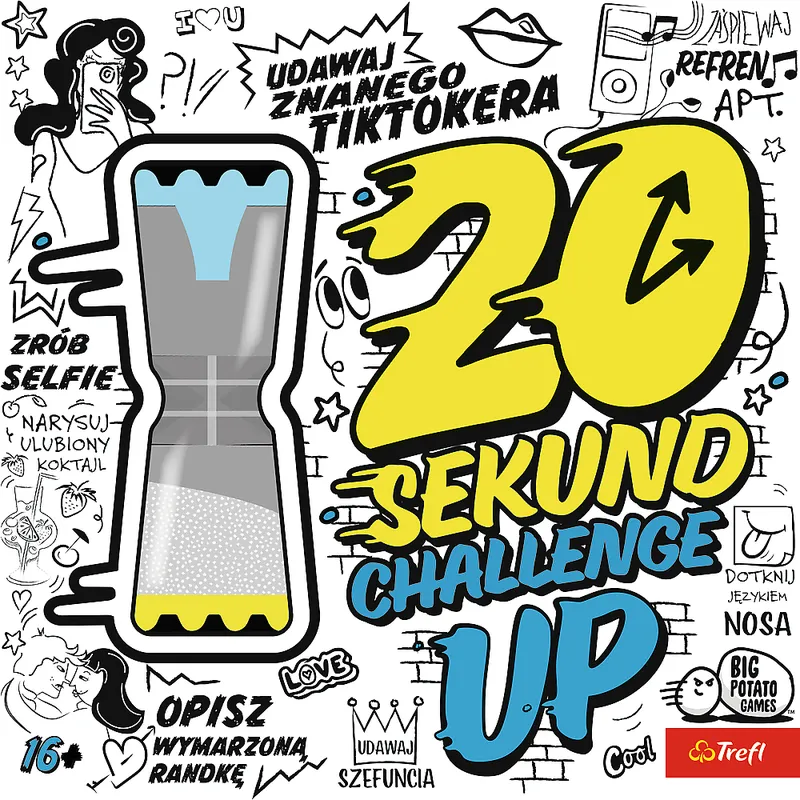 Gra Planszowa 20 Sekund Challenge: Nowe Rozdanie TREFL 02903