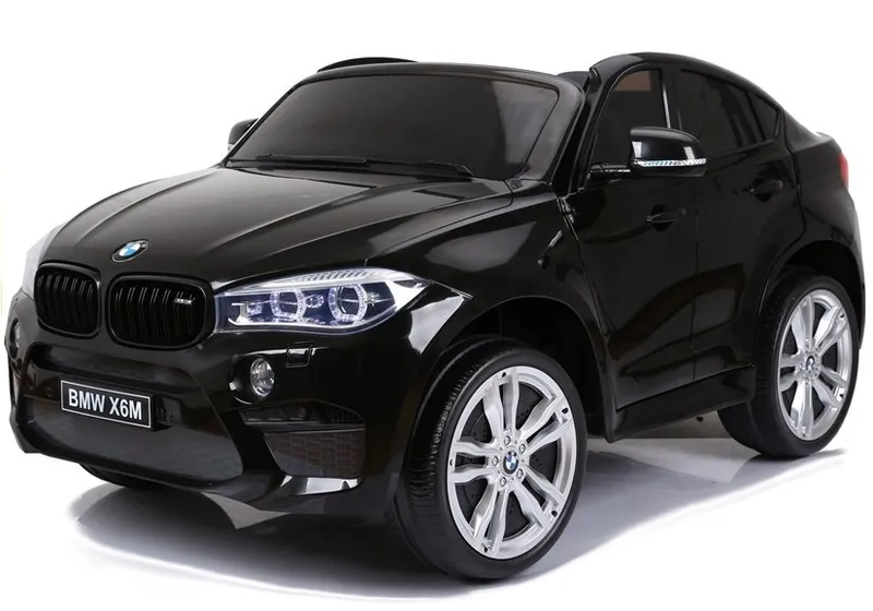 Auto Na Akumulator Nowe BMW X6M SUV Światła LED MP3 Lakierowane - Czarne