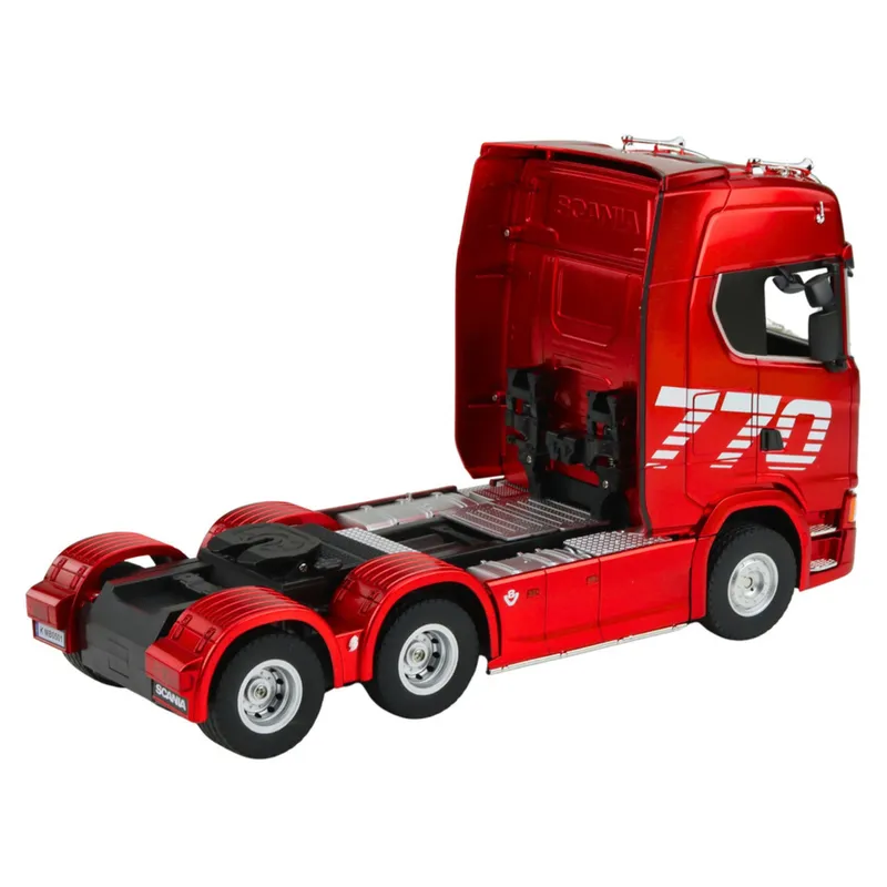 Ciężarówka Scania 770S Z Naczepą Zdalnie Sterowana RC Huina 1:18 - Czerwona
