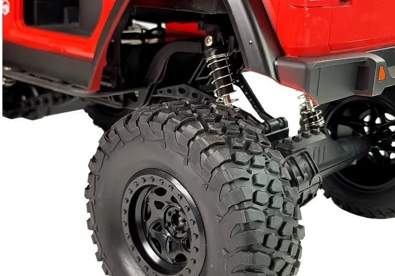 Auto Terenowe JEEP Zdalnie Sterowane 2.4G - Czerwone
