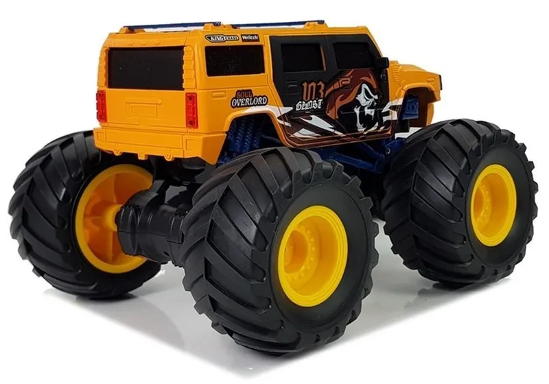 Auto Terenowe Duże Koła Bigfoot Zdalnie Sterowany 2.4G 1:18 - Żółty
