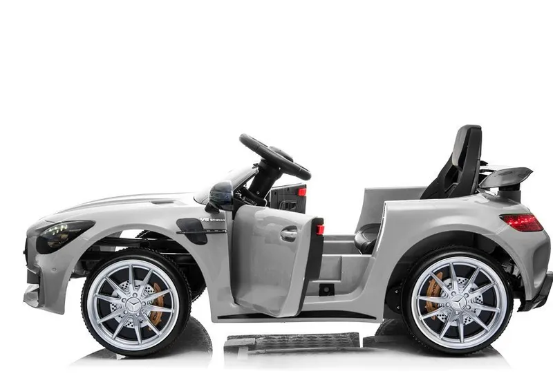 Auto Pojazd Na Akumulator MERCEDES GT R Dla Dzieci Światła LED MP3 - Szary