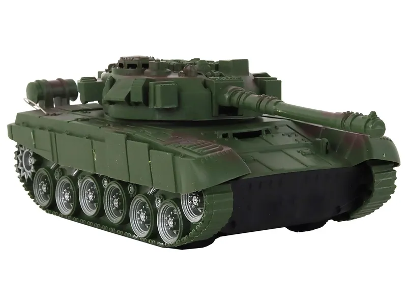 Czołg R/C Zdalnie Sterowany Światła Dźwięk 1:18 27MHZ - Zielony