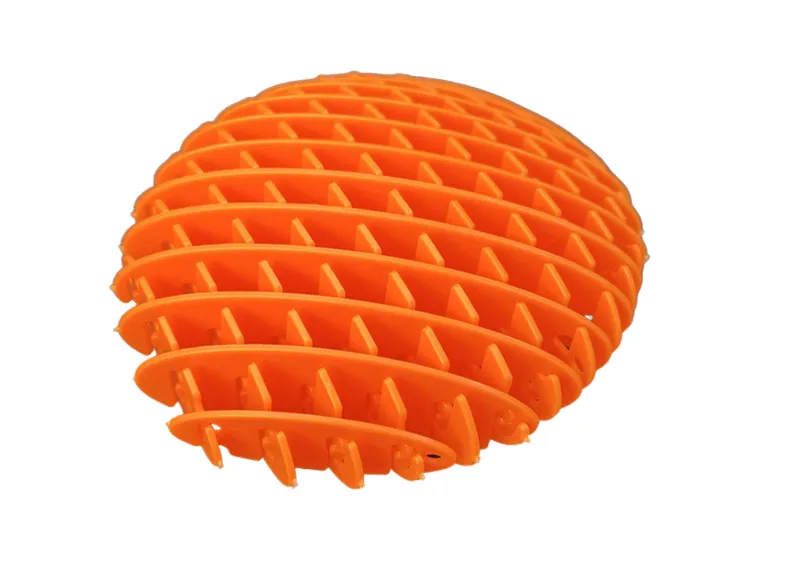 Zabawka Fidget Antystresowa Elastyczna Sensoryczna 10cm - Pomarańczowa