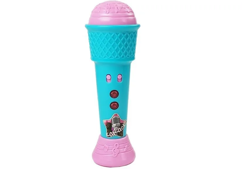 Mikrofon Dziecięcy Karaoke - Niebieski