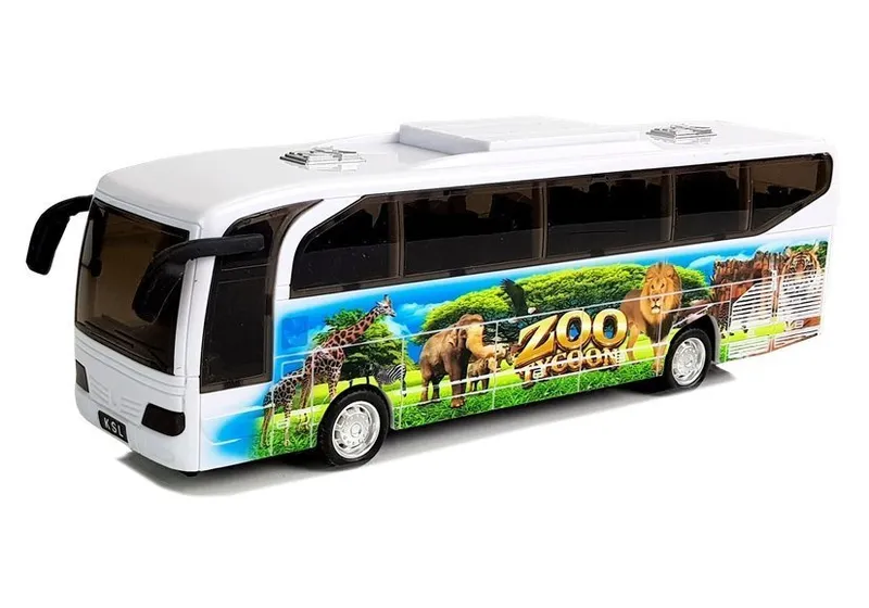 Autobus Wycieczkowy Afryka Z Naciągiem Dźwięk Światła