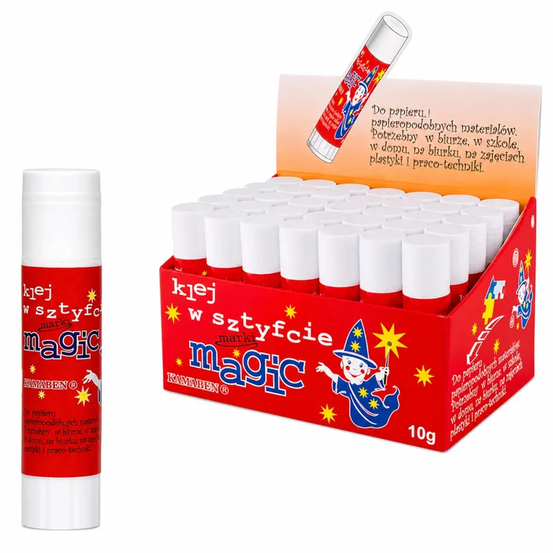 Klej Magic W Sztyfcie Szkolny Biurowy 10g KAMABEN