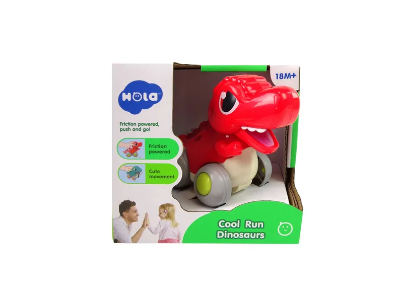 Dinozaur Na Kółkach T-Rex Figurka - Czerwony