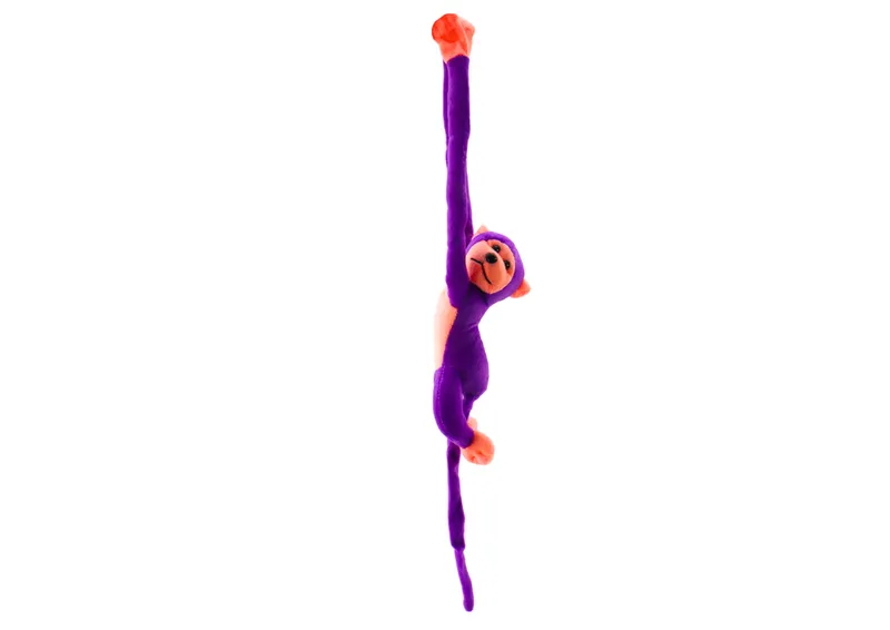 Maskotka Pluszowa Małpka Z Dźwiękiem 80 cm - Fioletowa