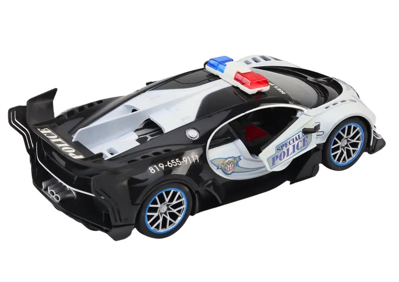 Auto Zdalnie Sterowane RC Policyjne W Skali 1:12 - Biały