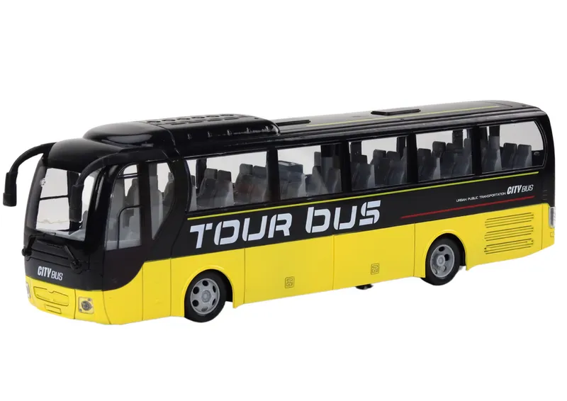 Autobus Zdalnie Sterowany Bus RC Na Pilot Efekty Świetlne QL91299 - Żółty
