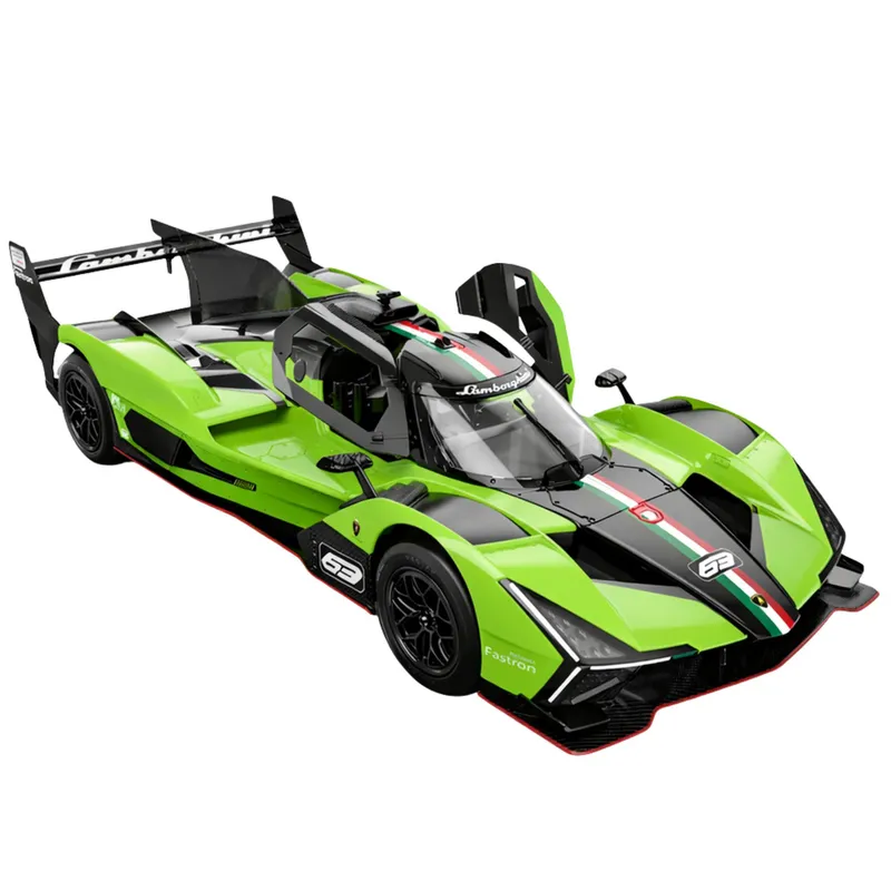 Auto Wyścigowe LAMBORGHINI SC63 Zdalnie Sterowane RC Rastar 1:14 - Zielone