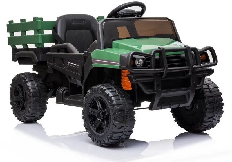 Auto Na Akumulator BDM0926 Dla Dzieci Światła LED MP3 Pilot - Zielone